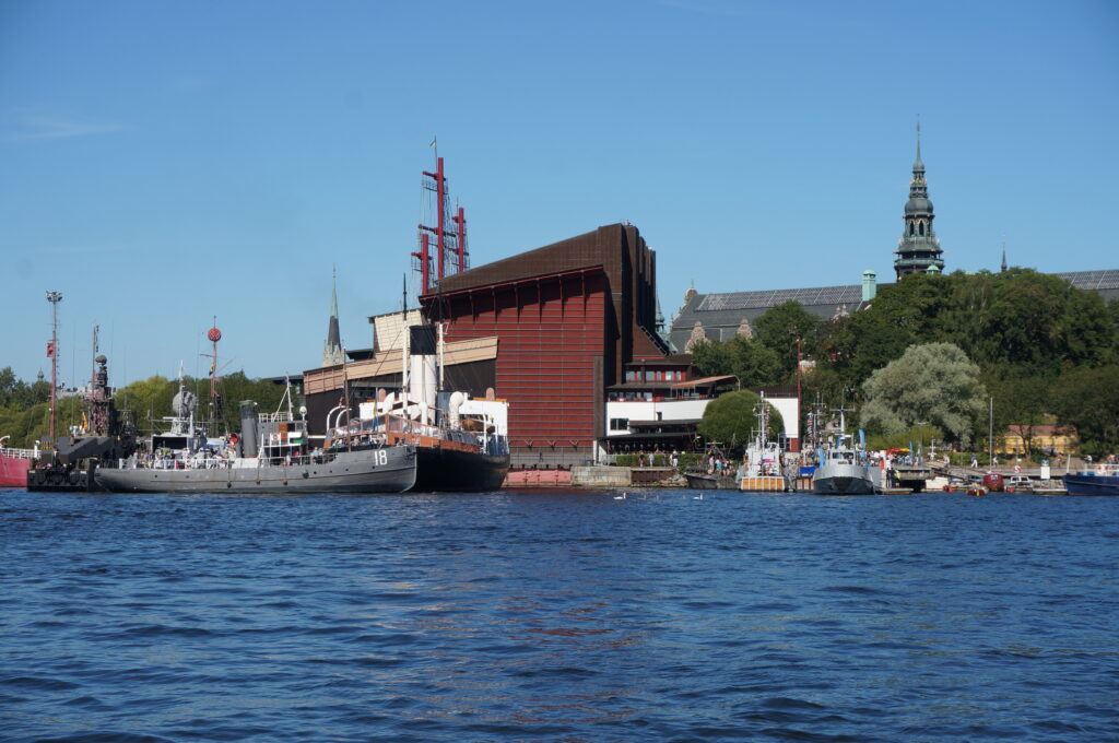 image shows the island of Djurgården in Stockholm