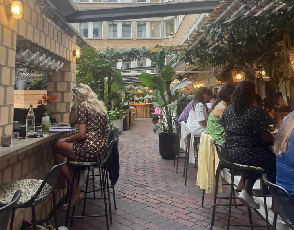 image shows outdoor restaurant Supper in Stockholm