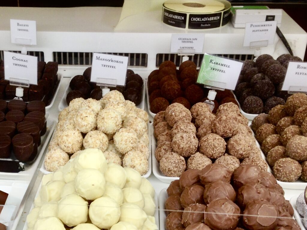 image shows stockholm dessert spot chokladfabriken