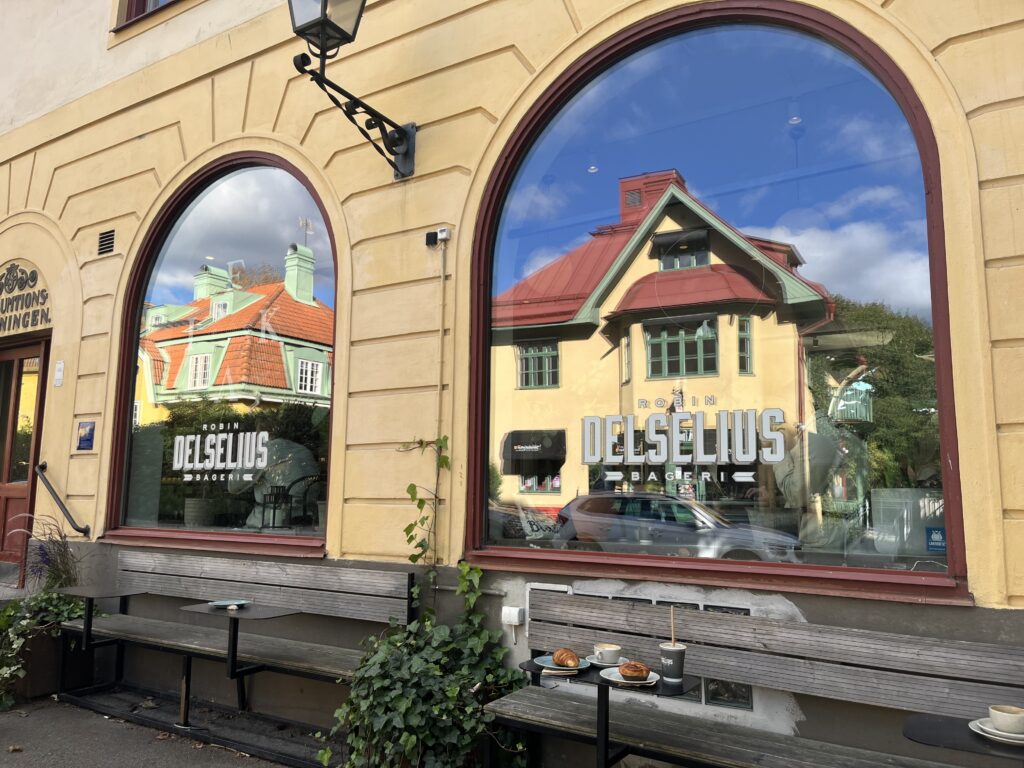 image shows Delselius Bageri just outside of Stockholm