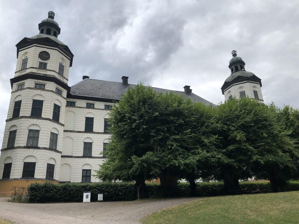 image shows skokloster castle about 45 minutes trip outside of Stockholm