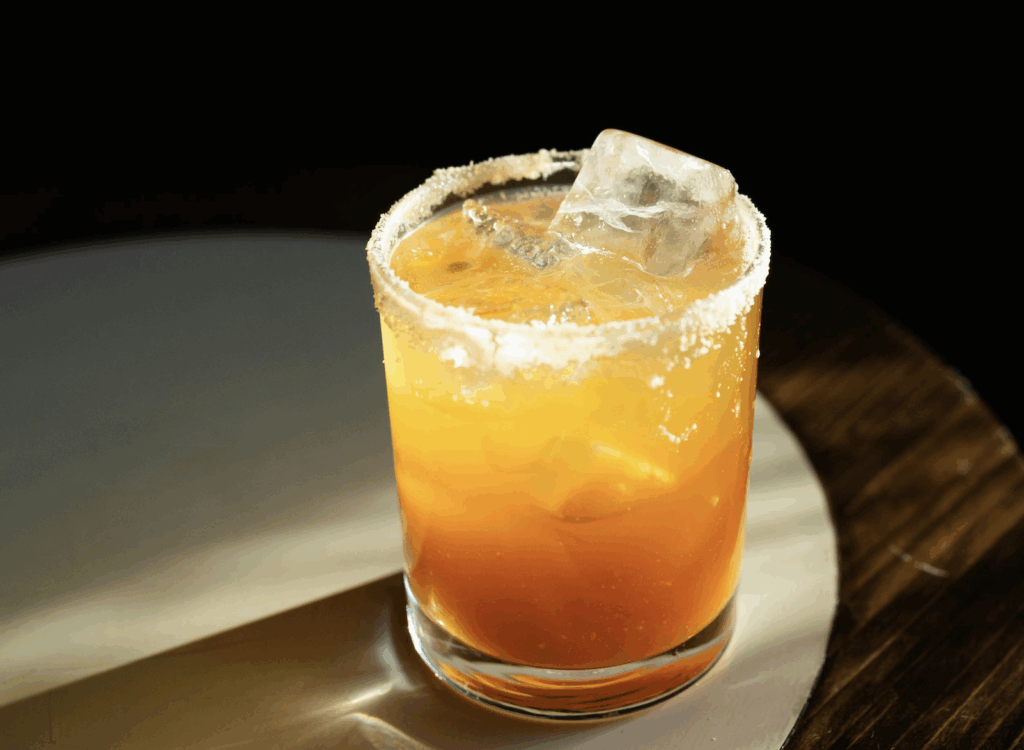 image shows a cocktail