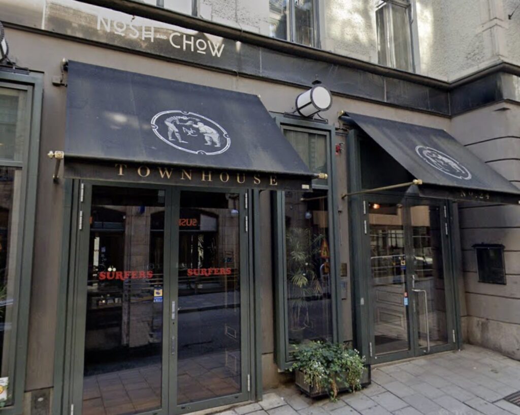 image shows the restaurant Surfers in Stockholm